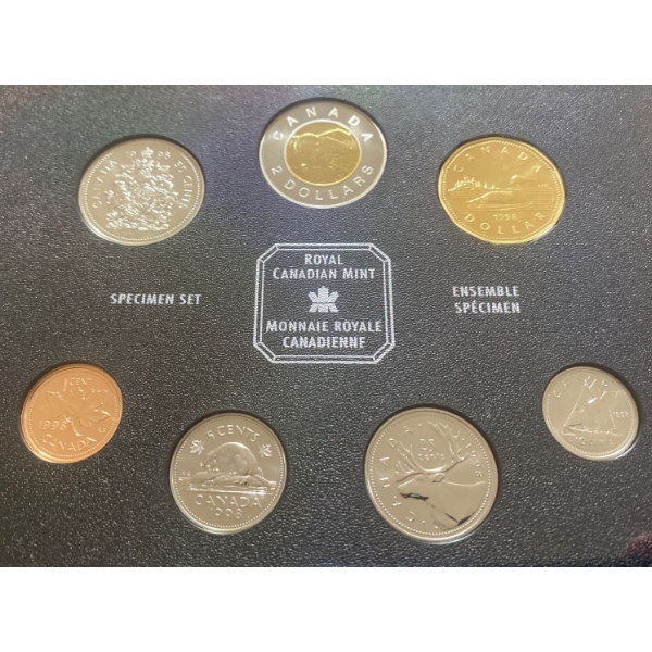 1998 Canadian Specimen Set