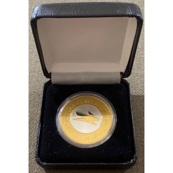 2014 Agnico Eagle Mines Troy Ounce Fine Silver Medallion