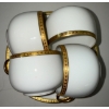 Image 5 : Vintage Elite Works Limoges France 10 Cups & Saucers Elegance & Beauty
