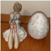 Image 3 : Lladro 1997 Limited Edition Collectors Egg 4.5T w/ Casades Spain Ballerina 
