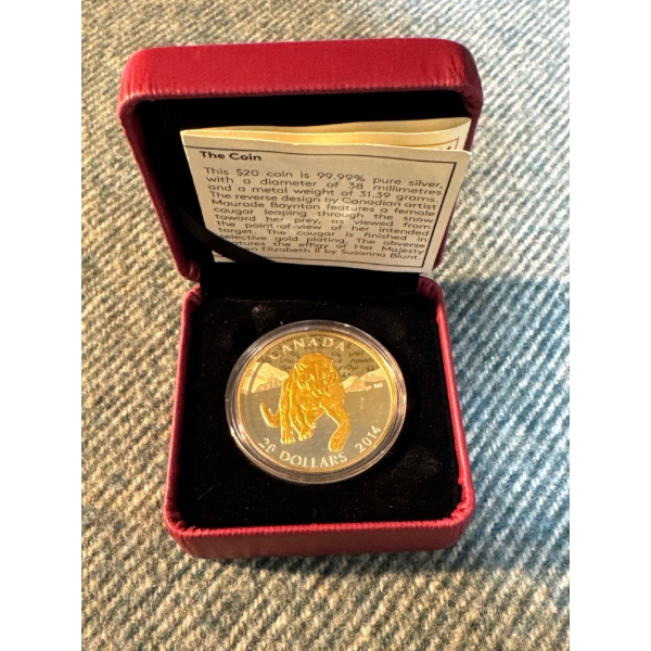 2014 $20 Sterling Silver Coin