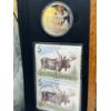 Image 2 : 2004 Canada $5 Majestic Moose Coin and Stamp Set