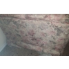 Image 3 : Floral 2 Seat Couch 59 W, 33 D, 30 T, Includes Extra Cushions and Blankets 