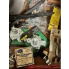 Image 3 : Assortment of odds and ends, sandblasting, gun handles, spring door, hardware offense, charger, conn