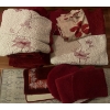 Image 3 : C41 Linen Closet Loot Quilt Microfibre Maroon Throw Blankets Bath Matts & More