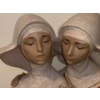 Image 2 : Lladro Large Stoneware Figure Sisters 19x17