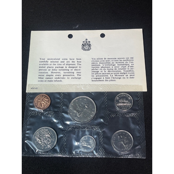 Uncirculated 1968 Coin Set