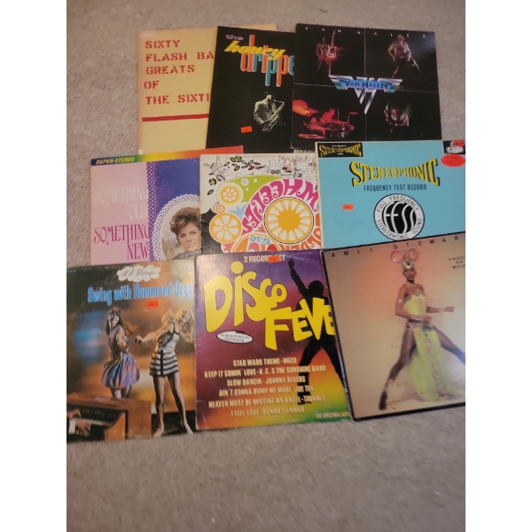 Vinyl Records Collection - Van Halen Disco Fever Stereophonic & More