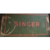 Image 9 : Vintage Kitchen Linens: Tableware, Doilies, Child's Apron, Sewing Machine Parts in Singer Box