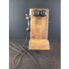 Image 1 : Vintage Northern Electric Company Wooden Wall Crank Telephone