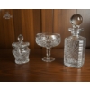 Image 3 : Vintage Collectible Crystal Featuring A "Pinwheel , Bonbonniere, A Footed Bowl, Crystal Decater 
