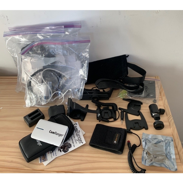 Cam Ranger IUSQGXP w/ Assorted Camera Accessories  