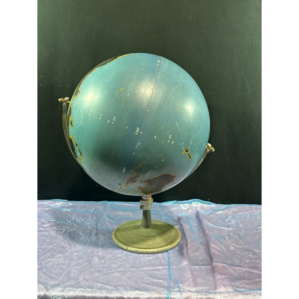 1940s Denoyer-Geppert Military Chalkboard Globe 28H