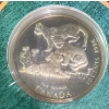 Image 2 : 1996 Royal Canadian Mint "Little Wild Ones" Sterling Silver 50-cent Coin Set