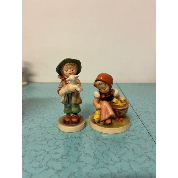 Goebel Hummel "Lost Sheep" (#68), Goebel Hummel "Chick Girl" (#57)