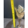 Image 3 : Murano White Cristal Hand-Blown Glass Vases, 13 in.