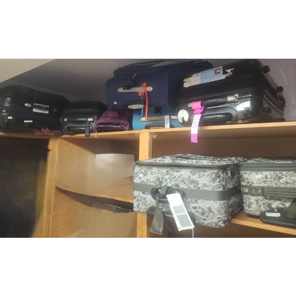 Assorted Luggage: Largest on Left Side of Photo: 28 W, 11 D, 18 T 