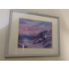 Image 1 : Framed Art Print -Seascape Sunset 26x24