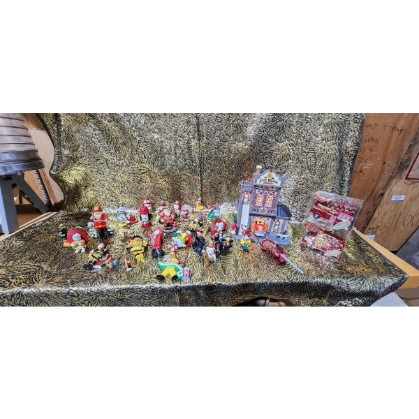 Fire Station Light-Up With Assorted Themed Decorations