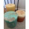 Image 2 : Large Himalayan Salt Light (12in Tall) w/ Trio of Large Candles 