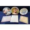 Image 1 : Set of Three Collector Plates with original boxes and COA