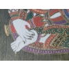 Image 4 : Framed Vintage Thai Mythological Art, On Silk -19 x 17