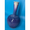 Image 2 : Set of 3 Stunning Hand Formed & Signed Decorative Purple Art Vases (Tallest is 9T, Shortest 4.5T) 