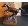 Image 1 : Bronze Horse Sculpture By Rick Handford 'The Winning Spirit', 2/24, 14In Long 