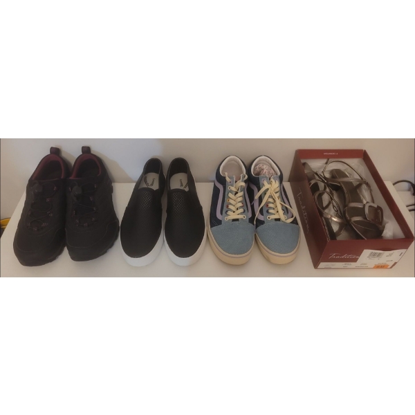 Four Pairs Of Woman's Shoes  Size 8 - Merrell, George, Shanna