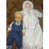 Image 2 : Nursery Essentials - Antique Baby Dolls w/ Infant Portrait Art 16x14 &  More 