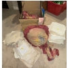 Image 1 : Set of Linens Plus Fabric Seat Cushions 