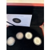 2004 50c Coat of Arms of Canada - Sterling Silver 4-Coin Set
