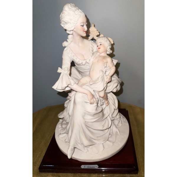 Vintage Guiseppe Armani Florence Italy Scultura Mother & Child 12T