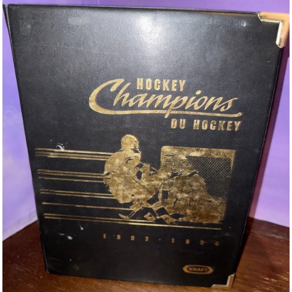 1993-1994 Kraft Hockey Champions Complete Card Set- Factory Binder