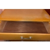 Image 6 : Mid Century Modern Four Drawered Tallboy Solid Wood Dresser  36"w x 20"d x 51" tall