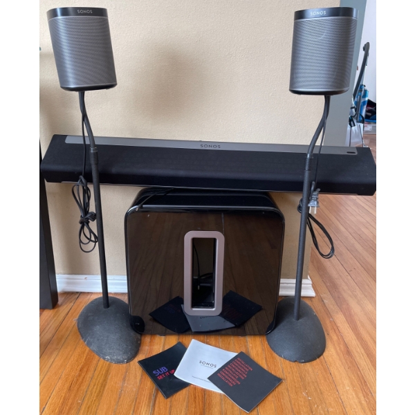 Sonos Surround Sound Bundle Model#:  PLAYBAR, SUB, & PLAY:1