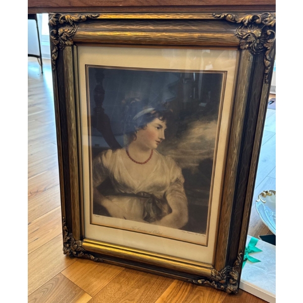 John Hoppner -The Countess Of Oxford in Gold Gilt Frame 26T