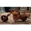 Image 3 : Wood Helicopter Model 23L& Motorcycle 