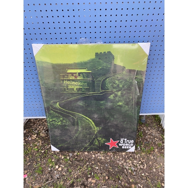 Heineken Laminated Poster Great Wall of China