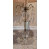 Image 3 : Glass Table Lamps with Crystal Accents and Pleated Shades