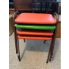 Image 1 : 4 retro stacking stools