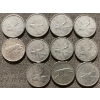 Image 1 : Canadian 25-cent Pieces 80% Silver 64.13 Grams