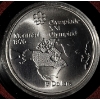 Image 1 : 1973 $5 Montreal Olympics - Map of North America 92.5% Sterling Silver Coin 