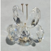 Image 5 : 2 Swarovski Crystals Bumblebee (3"T) & Butterfly (2"T) In Original Boxes