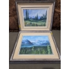 Image 1 : Pair Of Framed Original Oil Paintings Approx 14" X 16"