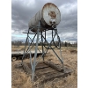 Image 1 : Fuel tank for unleaded, dyed gasoline with hoses and stand