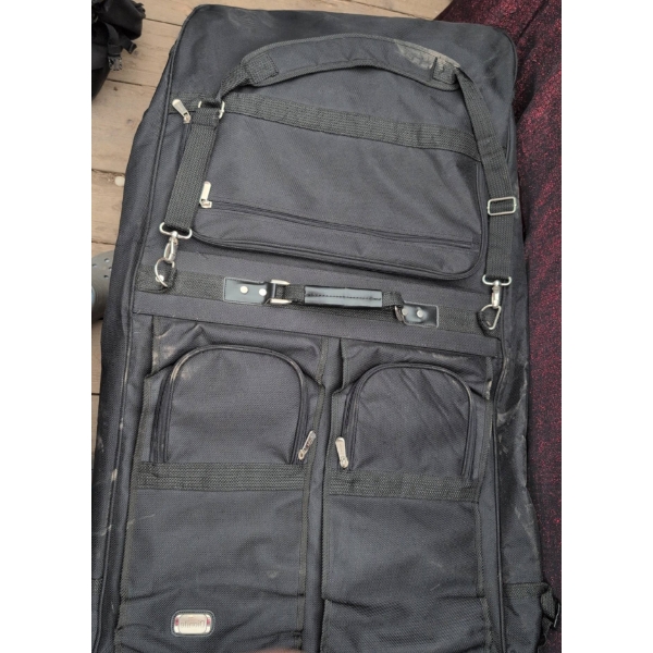 Victorinox Rolling Backpack and Samsonite Black Roller Travel Bag, Set of 2