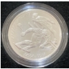 Image 1 :  1998 Canada 50 Cent First Ski Racing and Ski Jumping Sterling Silver Coin 92.5% Silver 9.3 Grams