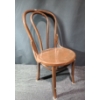Image 1 : Vintage Wooden Chair Painted Brown, Made in U.S.A 16W, 17 D, 32 T 