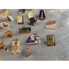 Image 4 : Collection of Vintage Canadian Souvenir Pins with a Jar of Marbles